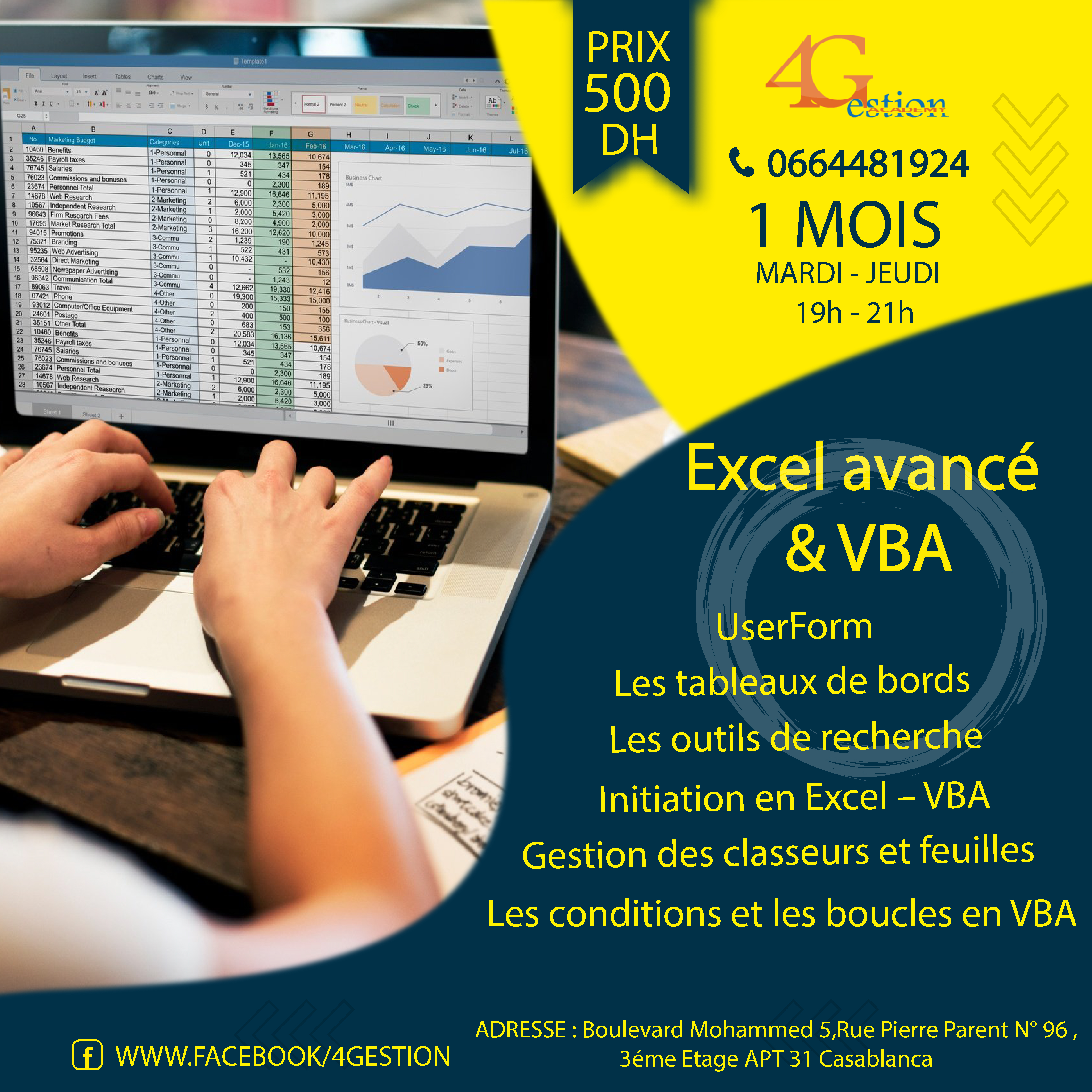 formation excel avance